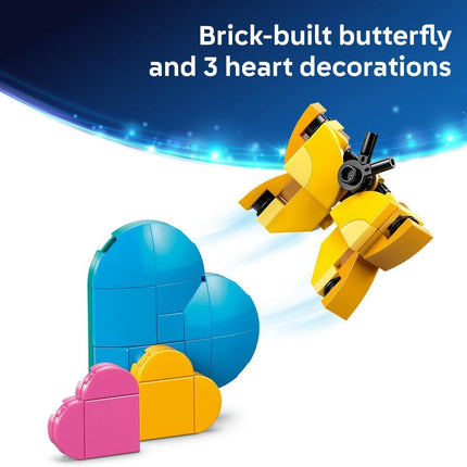 LEGO Disney Angel 43257 Brick-Built Display Figure, 3 Heart Balloons & Butterfly, Building Toy, Gift for 9+ Year Old Girls & Boys, 784 Pieces