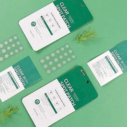 Some By Mi 30 Days Miracle Clear Spot Patch | 18 Counts, 2 Size(10mm 9Counts, 12mm 9Counts) | Invisible Hydrocolloid Skin Trouble & Pimple Patch with No Irritation | Pack of 2