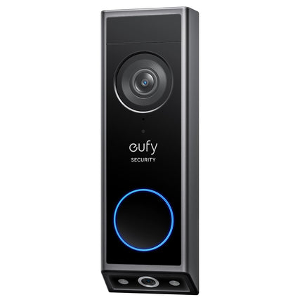eufy Security Video Doorbell E340 (Battery Powered), Dual Cameras with Delivery Guard, 2K Full HD and Color Night Vision, HomeBase S380 Compatible, No Monthly Fee (E340 with Chime)