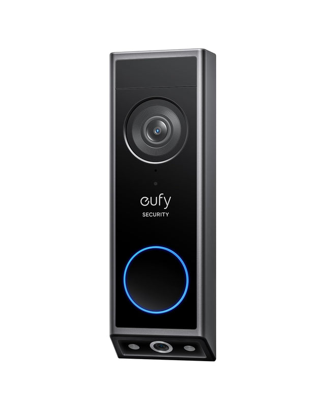eufy Security Video Doorbell E340 (Battery Powered), Dual Cameras with Delivery Guard, 2K Full HD and Color Night Vision, HomeBase S380 Compatible, No Monthly Fee (E340 with Chime)