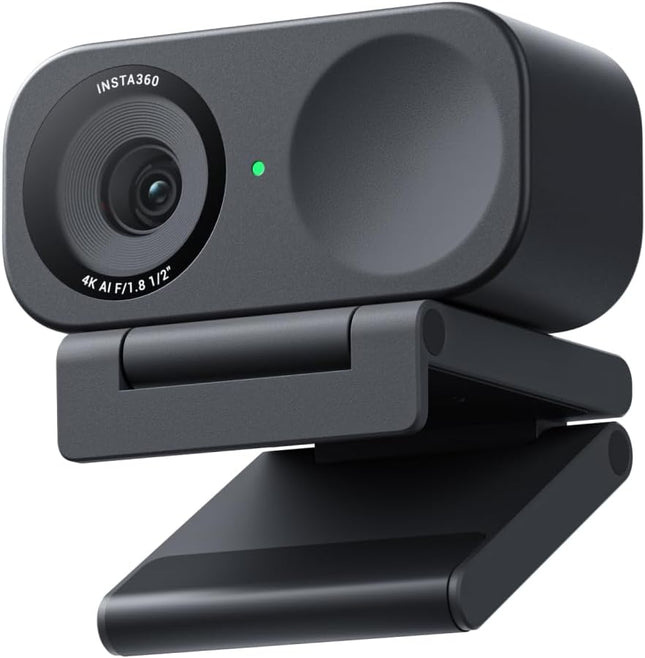Insta360 Link 2C Standard Bundle Graphite Black - كاميرا ويب 4K للكمبيوتر الشخصي/Mac