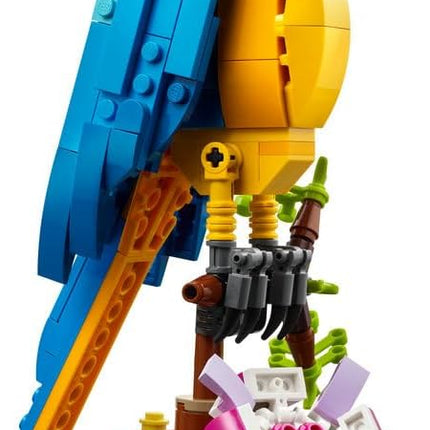 LEGO Creator 3in1 Exotic Parrot 31136 Parrot to Frog to Fish Animal Figures, Creative Building Toy, Gift for 7+ Year Old Boys & Girls, 253 Pieces