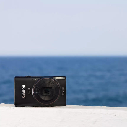 Canon IXUS 285 HS A Digital Camera, 20.2MP CMOS Sensor, 12x Optical Zoom, 7.5cm LCD Display, 1080p Full HD Video, Wi-Fi Enabled