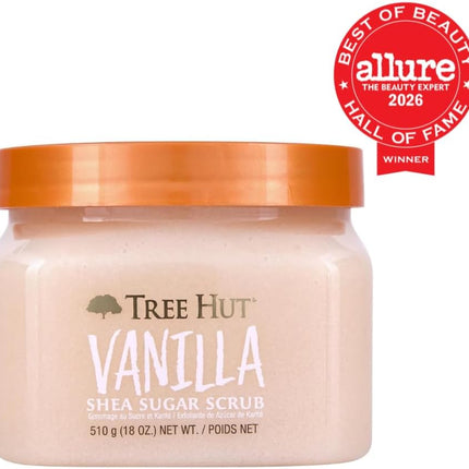 Tree Hut Vanilla Shea Sugar Body Scrub – 18 oz