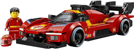 LEGO Speed Champions Ferrari 499P 77261 Race Car Toy, Collectible Driver Minifigure, STEM Model Kit, Gift for 9+ Year Old Boys & Girls, 329 Pieces