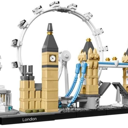 LEGO Architecture London 21034 Skyline Model Kit, Landmarks Collection, Building Set for Teens Aged 12+, Travel Gift Idea, 468 Pieces