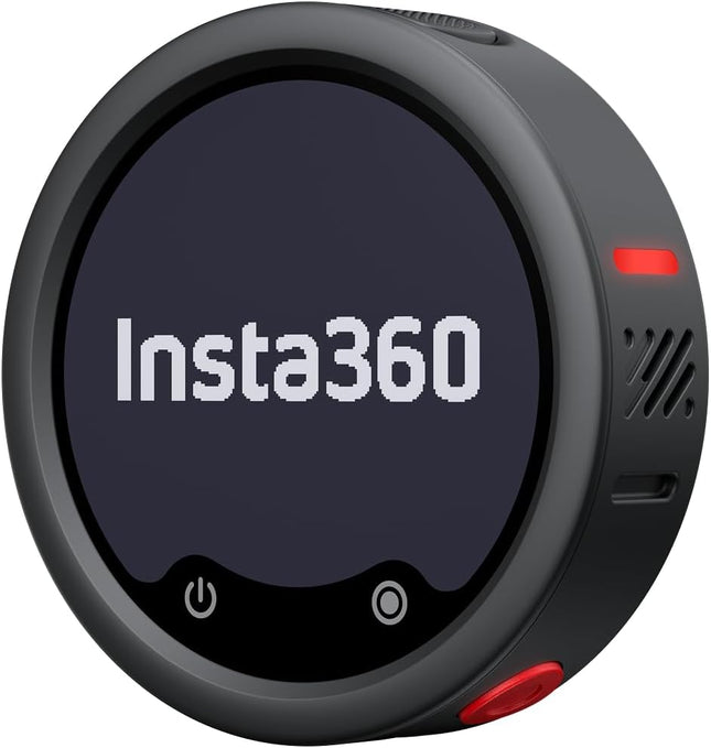 جهاز إرسال ميكروفون Insta360 Mic Pro باللون الأسود - ميكروفون لاسلكي