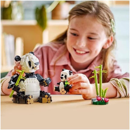 LEGO Creator 3in1 Wild Animals: Panda Family 31165 Panda Family Transforms into Penguins or Orca, Animal Toys, Gift for 8+ Year Old Boys & Girls, 626 Pieces