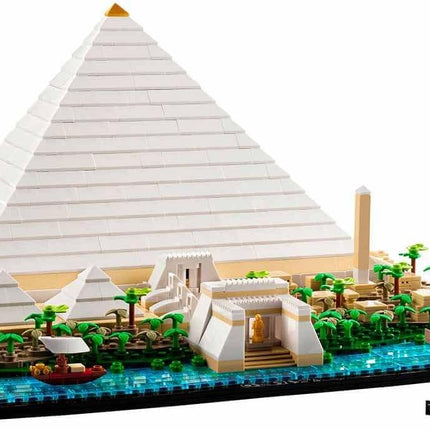 LEGO Architecture Great Pyramid of Giza 21058 Landmark Model Kit for Adults, Home or Office Display, History Gift Idea, 1,476 Pieces
