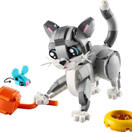 LEGO Creator 3in1 Playful Cat 31163 Cat Transforms into a Pigeon or Dog, Animal Figure Toy, Gift for 8+ Year Old Boys & Girls, 407 Pieces