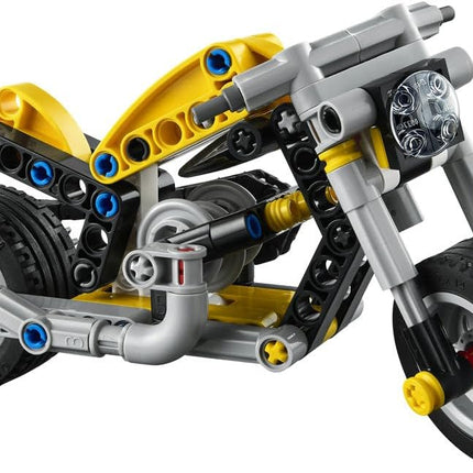 LEGO Technic Yellow Motorbike 42225 Motorbike Model Kit, 3-Piston Engine, STEM Building Set for Kids, Gift for 7+ Year Old Boys & Girls, 151 Pieces