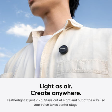 جهاز إرسال Insta360 Mic Air - ميكروفون لافالير لاسلكي خفيف الوزن للغاية