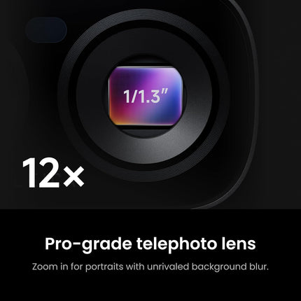 حزمة Insta360 Luna Ultra Creator باللون الأسود الكوني - كاميرا تصوير مدونات فيديو بدقة 8K مع عدسات لايكا مزدوجة، تقريب بصري 12x، مستشعر 1 بوصة، شاشة لمس قابلة للفصل بحجم 2 بوصة، رقاقة ذكاء اصطناعي ثلاثية، كاميرا جيب جيمبال لتصوير مدونات الفيديو