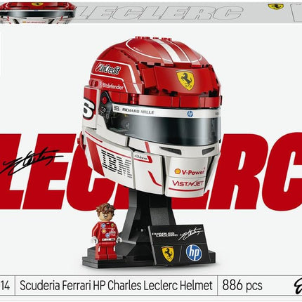 LEGO Editions Scuderia Ferrari HP Charles Leclerc Helmet 43014