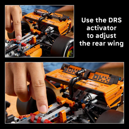 LEGO Technic McLaren MCL39 F1 Car 42228 F1 Car Model Kit for Adults, V6 Engine, Differential & DRS, Collectible Formula 1 Set, Gift Idea, 1,675 Pieces