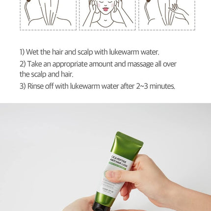 Some By Mi CICA Peptide Anti Hair Loss Derma Scalp Treatment | 50ml | With Cica & Peptide | Helps To Relieve Hair Loss | Sulfate & Silicon Free