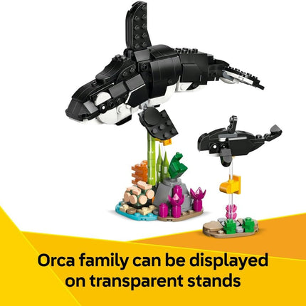 LEGO Creator 3in1 Wild Animals: Panda Family 31165 Panda Family Transforms into Penguins or Orca, Animal Toys, Gift for 8+ Year Old Boys & Girls, 626 Pieces