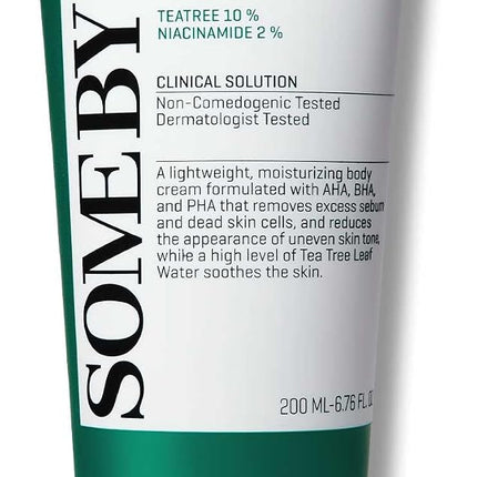 Some By Mi AHA BHA PHA Miracle Calming Body Lotion, Low-pH Exfoliating Lotion, 200ml