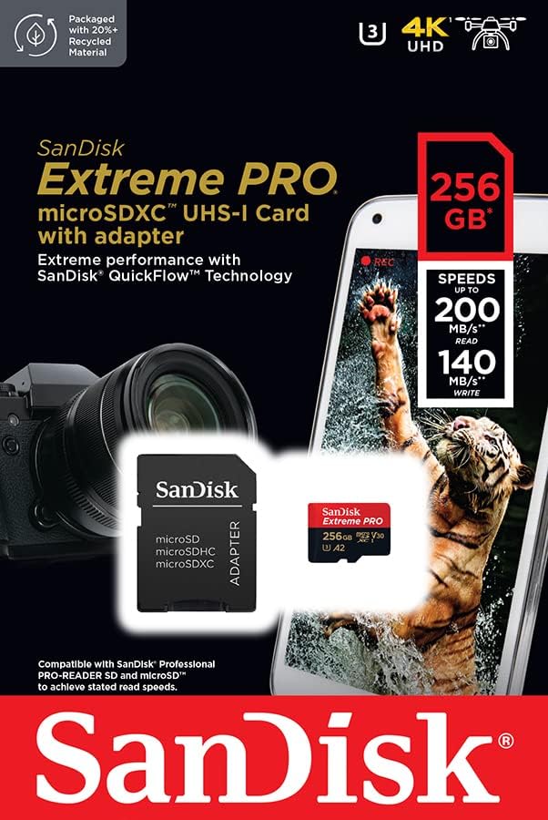 SanDisk 256GB Extreme Pro microSD