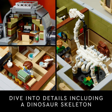 LEGO Icons Natural History Museum 10326 Display Model Kit for Adults, Home or Office Decor, Gift for Museum & Dinosaur Lovers, 4,014 Pieces
