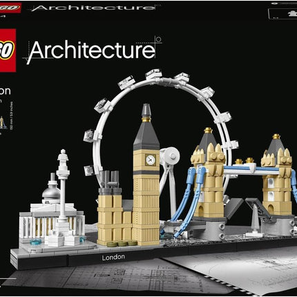 LEGO Architecture London 21034 Skyline Model Kit, Landmarks Collection, Building Set for Teens Aged 12+, Travel Gift Idea, 468 Pieces