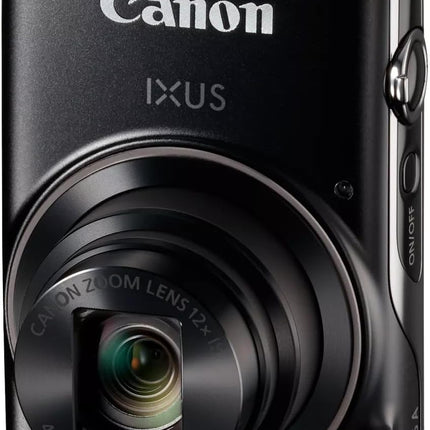 Canon IXUS 285 HS A Digital Camera, 20.2MP CMOS Sensor, 12x Optical Zoom, 7.5cm LCD Display, 1080p Full HD Video, Wi-Fi Enabled