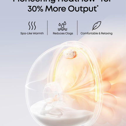 eufy Breast Pump E20, Heated Wearable Electric Breast Pump, 3 Temperature Levels, Hands-Free, App-Controlled Optimized Rhythm, Hospital-Grade Suction, Discreet and Ultra-Quiet Pumping