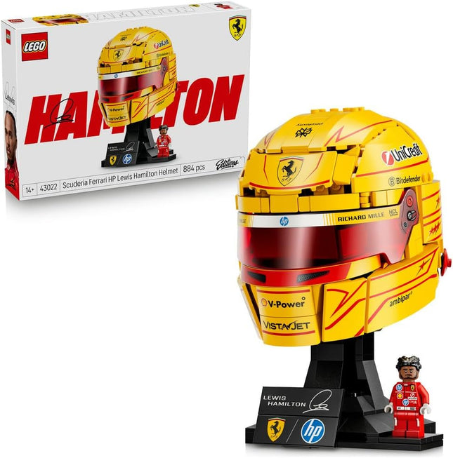LEGO Speed Champions Ferrari Scuderia HP Lewis Hamilton Helmet 43022