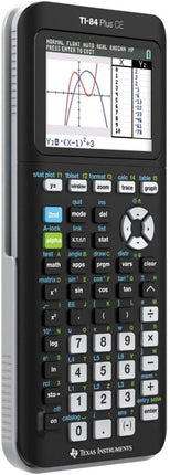 Texas Instruments TI-84 Plus CE Graphing Calculator, Black 7.5 Inch