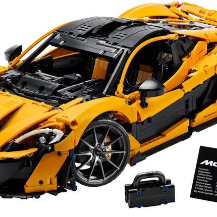 LEGO Technic McLaren P1 42172 Hypercar Model Kit for Adults, V8 Piston Engine & 7-Speed Gearbox, Display Set, Gift for Men & Women, 3,893 Pieces