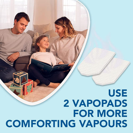 جهاز ترطيب الجو بالموجات فوق الصوتية Vicks Mini Cool Mist Ultrasonic Humidifier (صغير الحجم، هادئ، لنوم أفضل، للسعال ونزلات البرد، للراحة، للزيوت العطرية، للرطوبة، للغرف حتى 15 متر مربع) VUL525