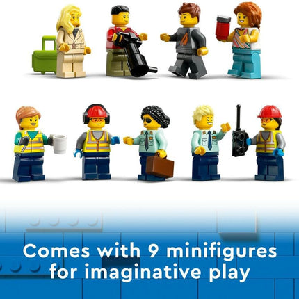 LEGO City Passenger Aeroplane 60367 Plane Model Building Set, Airport Ground Crew Vehicles, Play Set, Gift for 7+ Year Old Boys & Girls, 913 Pieces