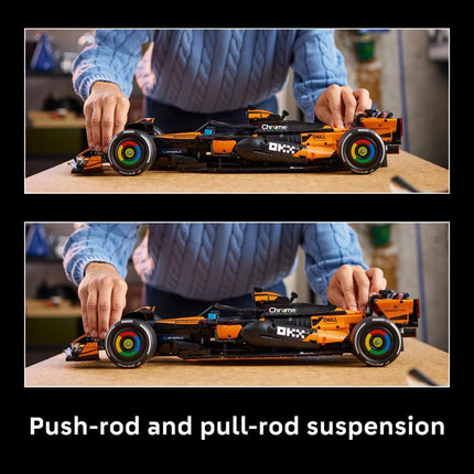 LEGO Technic McLaren MCL39 F1 Car 42228 F1 Car Model Kit for Adults, V6 Engine, Differential & DRS, Collectible Formula 1 Set, Gift Idea, 1,675 Pieces