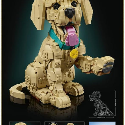 LEGO Icons Golden Retriever Puppy 11384