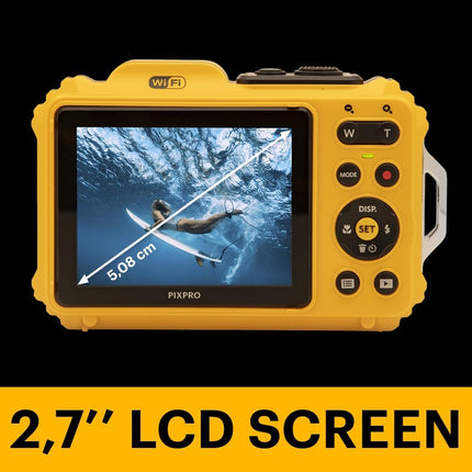 كاميرا كوداك بيكسبرو WPZ2 الرقمية المتينة المقاومة للماء 16 ميجابكسل تقريب بصري 4x شاشة LCD 2.7 بوصة فيديو عالي الدقة بالكامل