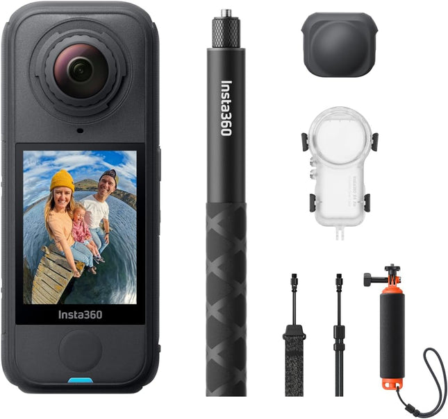 حزمة الغوص الخفية Insta360 X4 Air - كاميرا 360 بدقة 8K، خفيفة الوزن 165 جرام