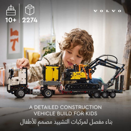 LEGO Technic Volvo FMX Truck & EC230 Excavator 42175
