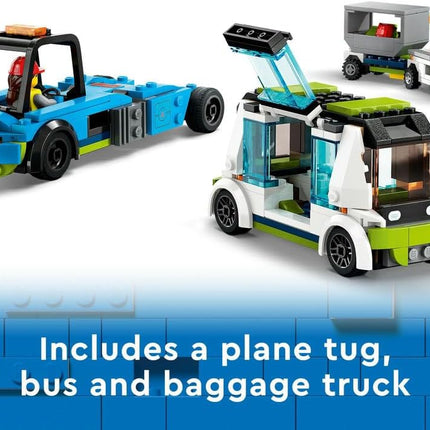 LEGO City Passenger Aeroplane 60367 Plane Model Building Set, Airport Ground Crew Vehicles, Play Set, Gift for 7+ Year Old Boys & Girls, 913 Pieces