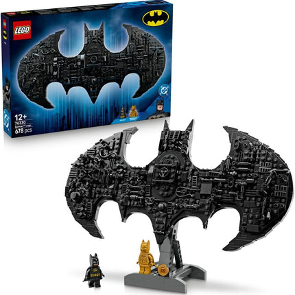LEGO DC Batman Batman Logo 76330 Super Hero Toy, 2 Collectible Minifigures, 3D DIY Wall Art, Gift for 12+ Year Old Boys & Girls, 678 Pieces