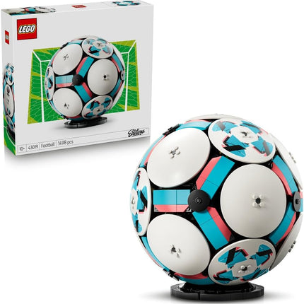 LEGO Editions Football 43019 3D Display Model Kit, Miniature Stadium Scene, Building Set for Kids, Gift for 10+ Year Old Boys & Girls, 1,498 Pieces