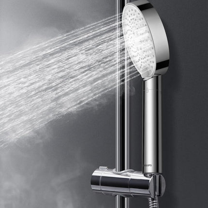Philips ASH1516 Shower Head with Filter, Effectively Removes Chlorine and Other Large Particles, Three Spray Modes, Pressure Enhancing Design, 1 Month Filter Capacity, Chrome
