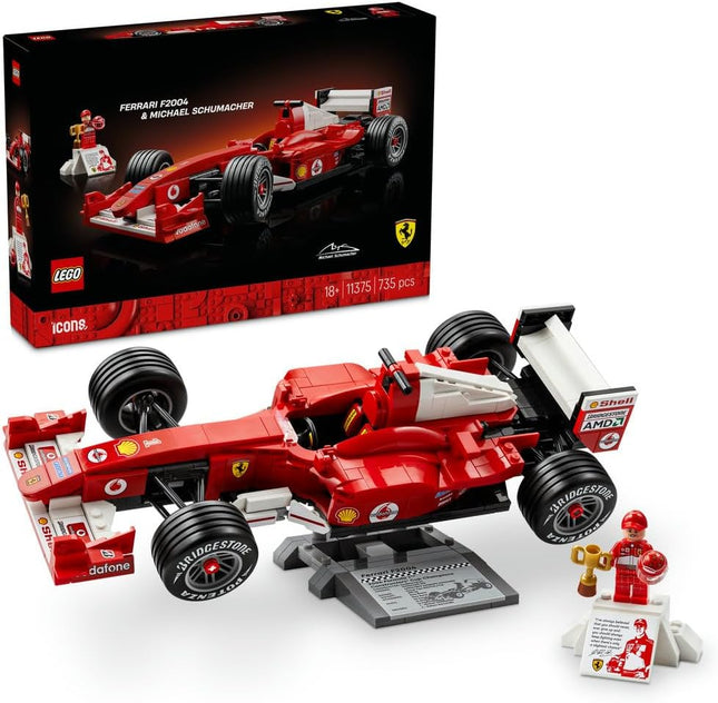 LEGO Icons Ferrari F2004 & Michael Schumacher 11375