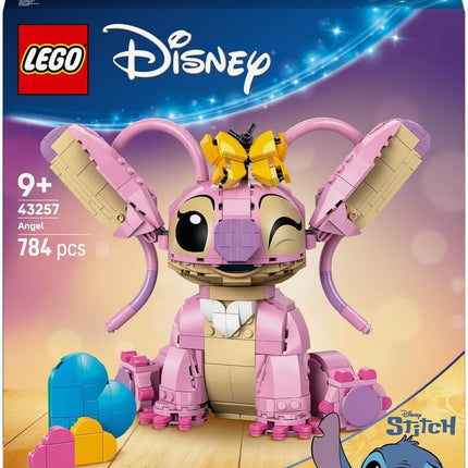 LEGO Disney Angel 43257 Brick-Built Display Figure, 3 Heart Balloons & Butterfly, Building Toy, Gift for 9+ Year Old Girls & Boys, 784 Pieces