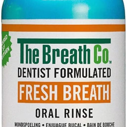 غسول الفم The Breath Co Fresh Breath، تركيبة طبيب أسنان، غسول فم خالي من الكحول لنفس منعش لمدة 12 ساعة (500 مل)
