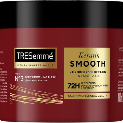 TRESEmmé Keratin Smooth Mask with Marula Oil, for Soft and Hair, 180ml