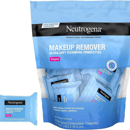 Neutrogena Makeup Remover Cleansing Towelette Singles 20