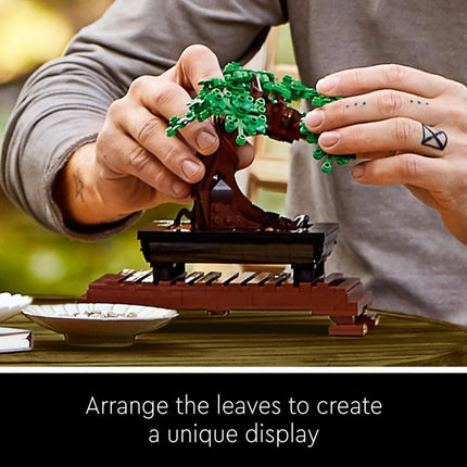 LEGO Botanicals Bonsai Tree 10281 Faux Bonsai Plant, Cherry Blossom Flowers, Building Kit for Adults, Home Decor, Gift for Women & Men, 878 Pieces