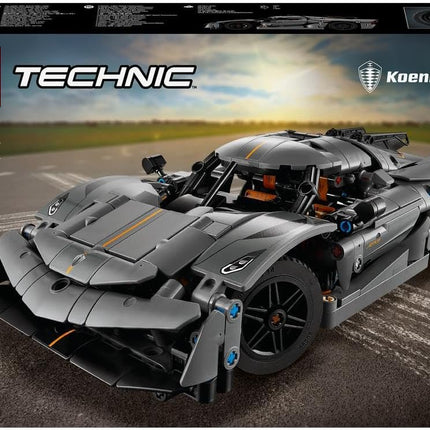 LEGO Technic Koenigsegg Jesko Absolut Grey Hypercar 42173