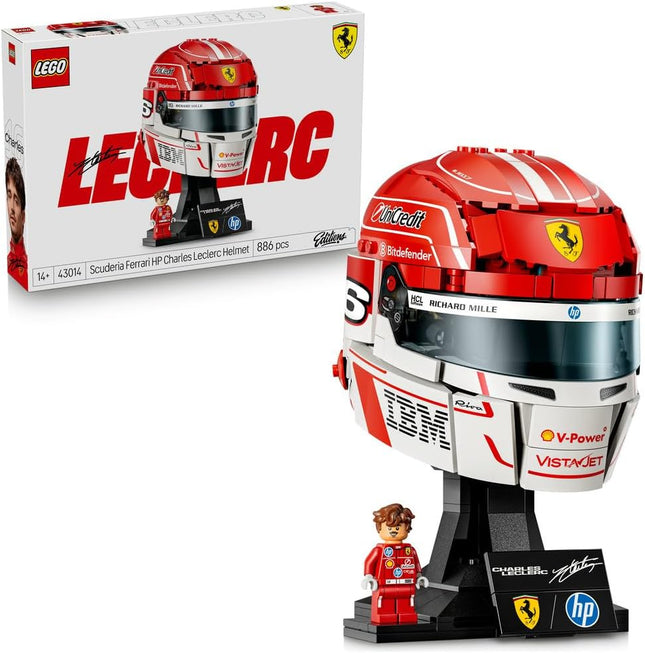 LEGO Editions Scuderia Ferrari HP Charles Leclerc Helmet 43014