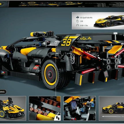 LEGO Technic Bugatti Bolide 42151 Race Car Model Kit, Engineering Building Set for Kids, Gift for 9+ Year Old Boys & Girls, 905 Pieces